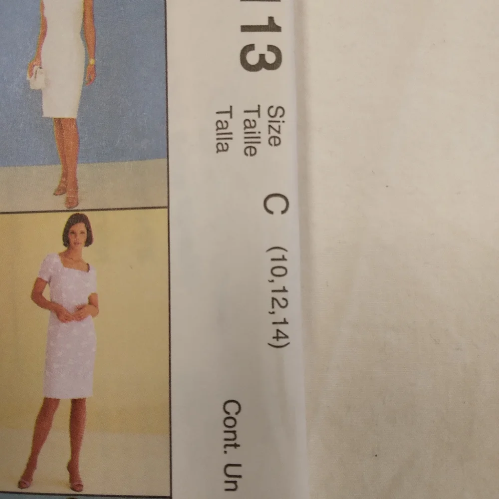 Vintage McCall's 2113 Two hour Dress size 10-14